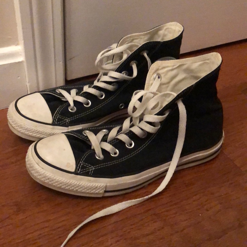 Classic Black High Top Converse